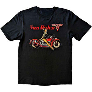 Pinup Motorcycle T-shirt Van Halen Shirt Graphics Unisex Tee